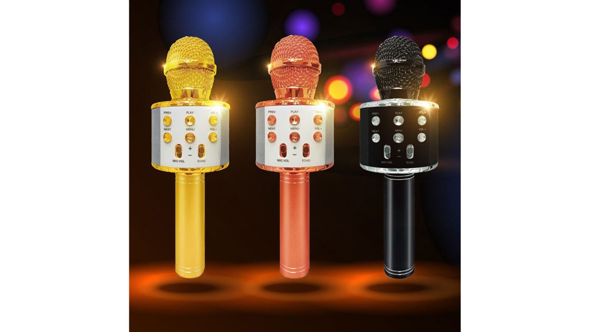 ドン・キホーテで「Bluetooth対応のLEDカラオケマイク」が発売、3,980