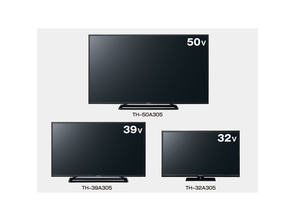 パナソニック、狭額縁でスリムデザインの「ビエラ A305」 - 価格.com