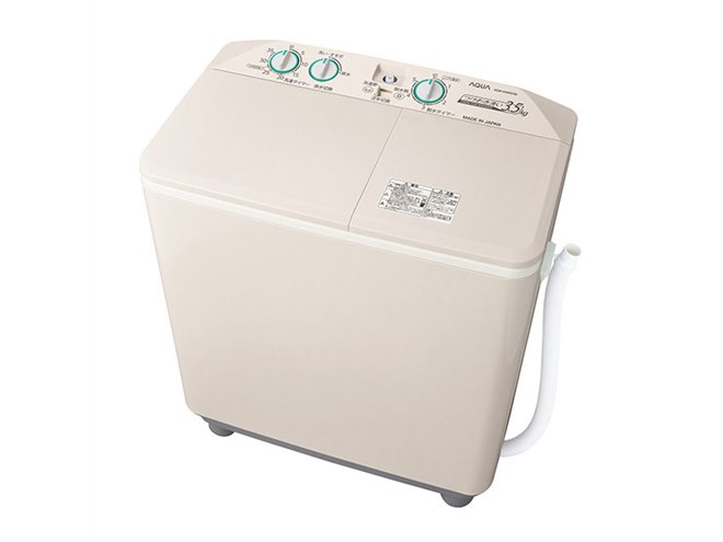 AQUA、「つけおき洗いタイマー」を搭載した二層式洗濯機 - 価格.com