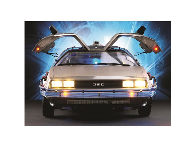 全130号の週刊「バック・トゥ・ザ・フューチャー デロリアン」1/8