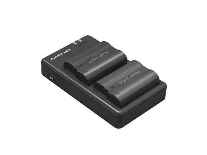 ニコン「D850」の充電池などに対応する大容量バッテリー＋充電器セット