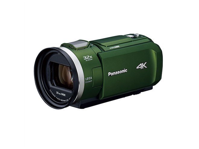 パナソニック、新色フォレストカーキを採用した4Kビデオカメラなど6