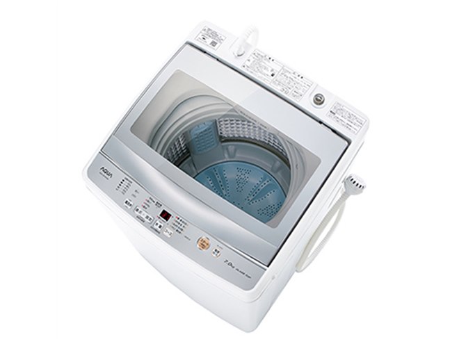 AQUA、内部が見える「クリアガラストップ」採用の全自動洗濯機2機種