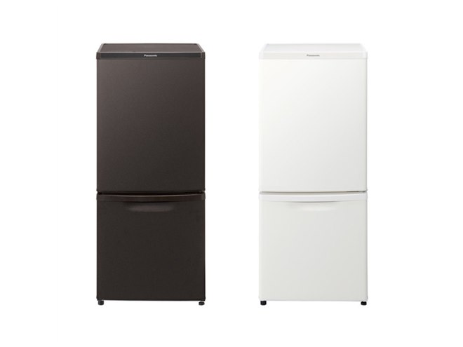 パナソニック、マットな質感の168Lパーソナル冷蔵庫「NR-B17DW」など
