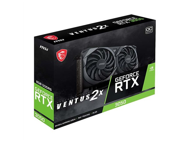 グラフィックボード・グラボ・ビデオカード MSI GeForce RTX 3050