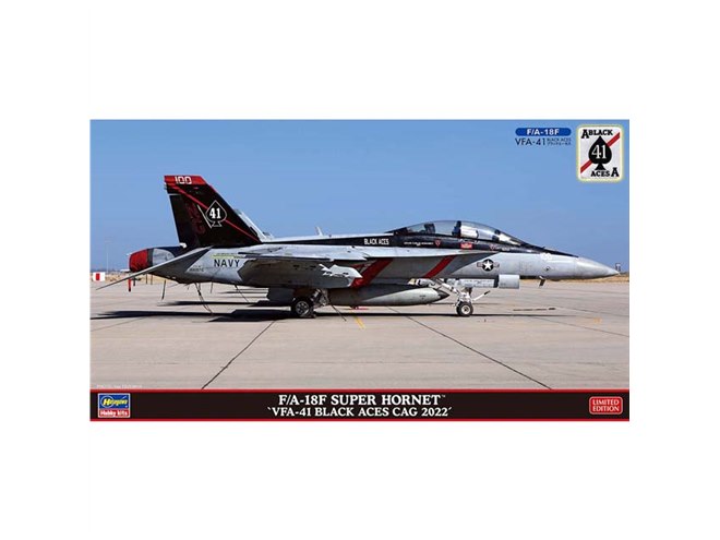 ハセガワ、米海軍所属のCAG機「F/A-18F スーパー ホーネット」1/72模型