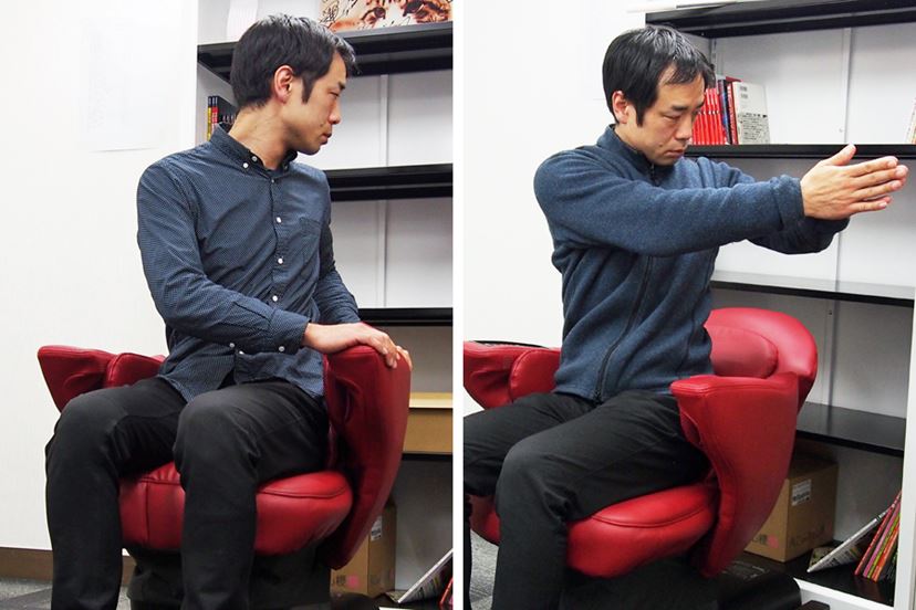 40代男性が4週間トライ！ パナソニック「コアトレチェア」でぽってり腹