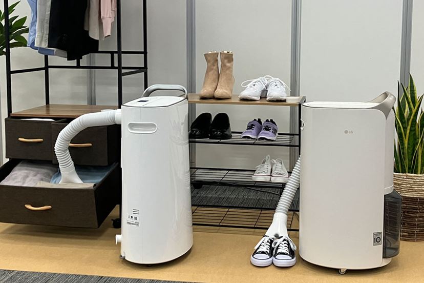 LGの衣類乾燥除湿機が日本初上陸！ 部屋だけでなく靴やクローゼットも