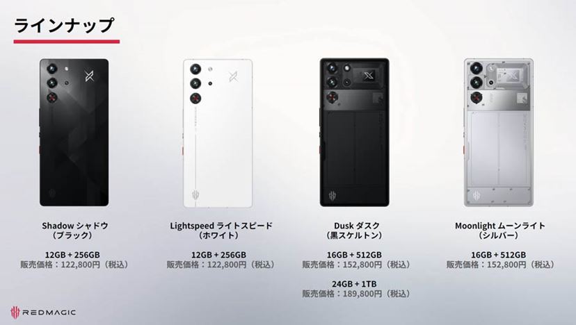 REDMAGIC 10 Pro」登場！ 4割の性能向上を実現した超高速ゲーミング