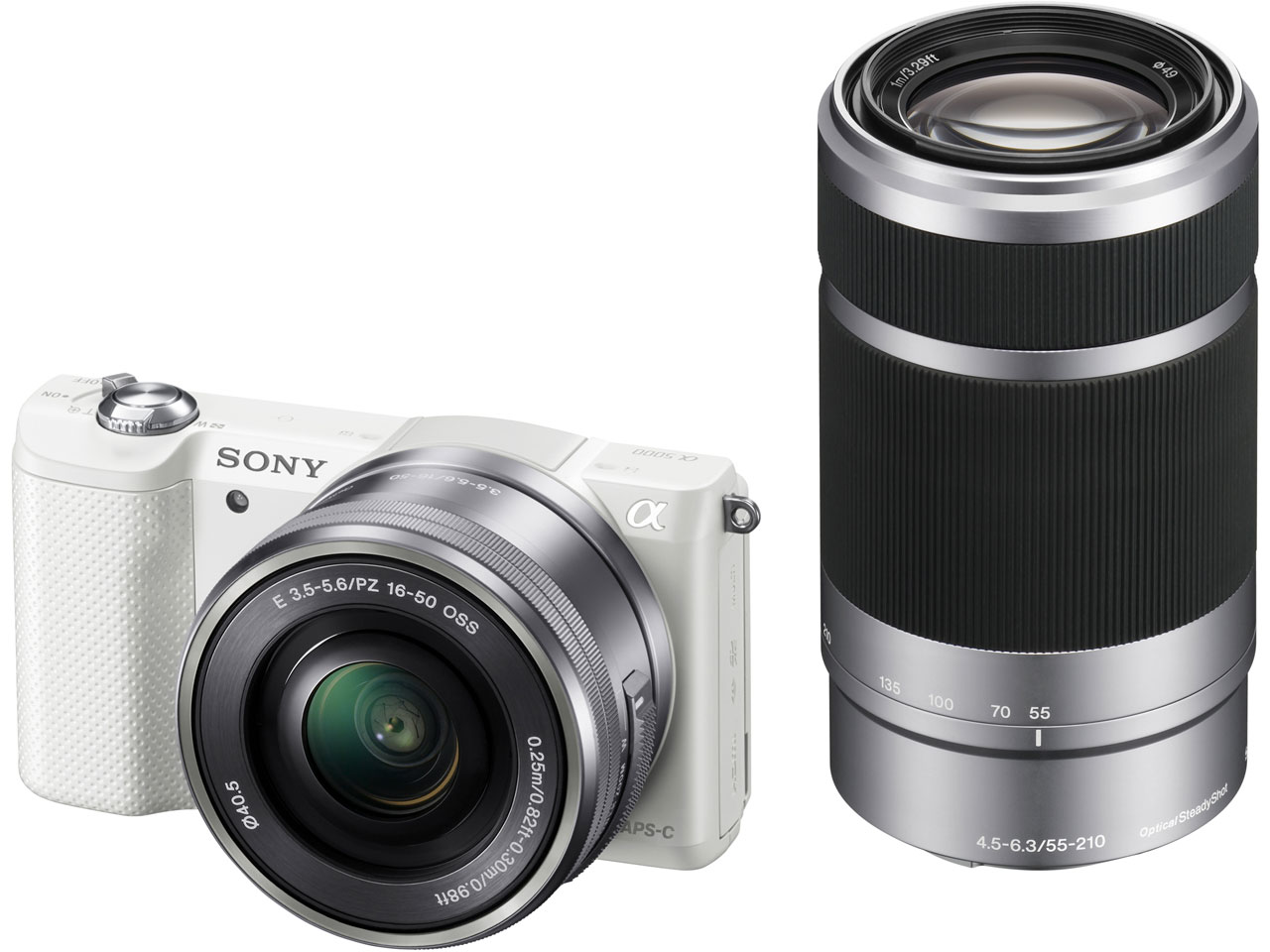 SONY α5000 ILCE-5000Y ダブルズームレンズキット [ホワイト] 価格比較