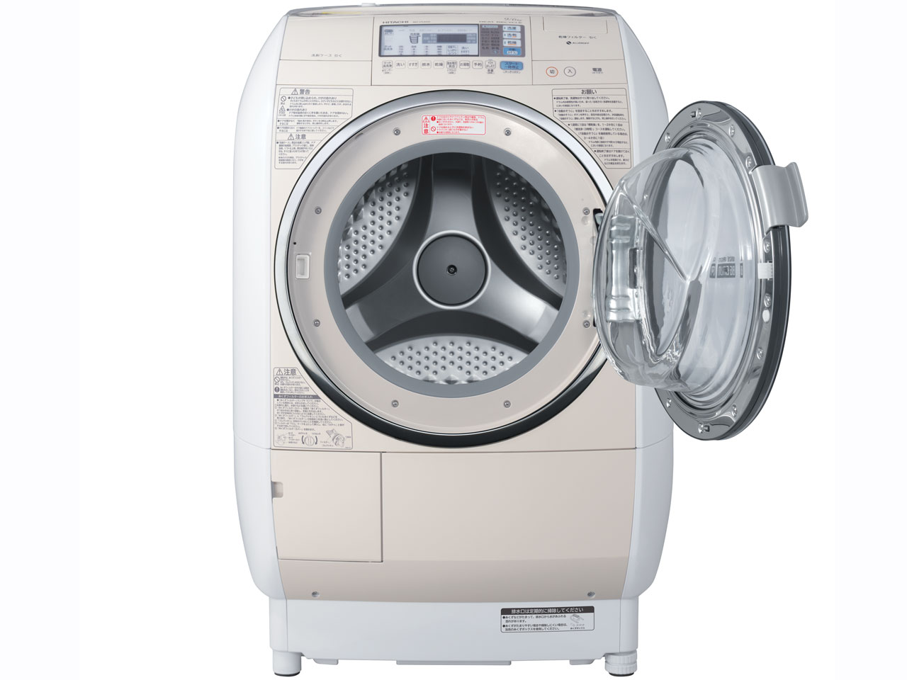 日立 - HITACHI 日立 9.0kgドラム式洗濯乾燥機 BD-V3400L 左開きの通販