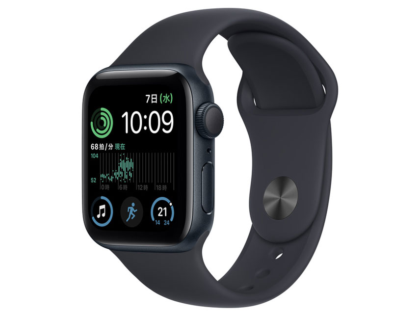 Apple Apple Watch SE 第2世代 GPSモデル 40mm MNJT3J/A [ミッドナイト