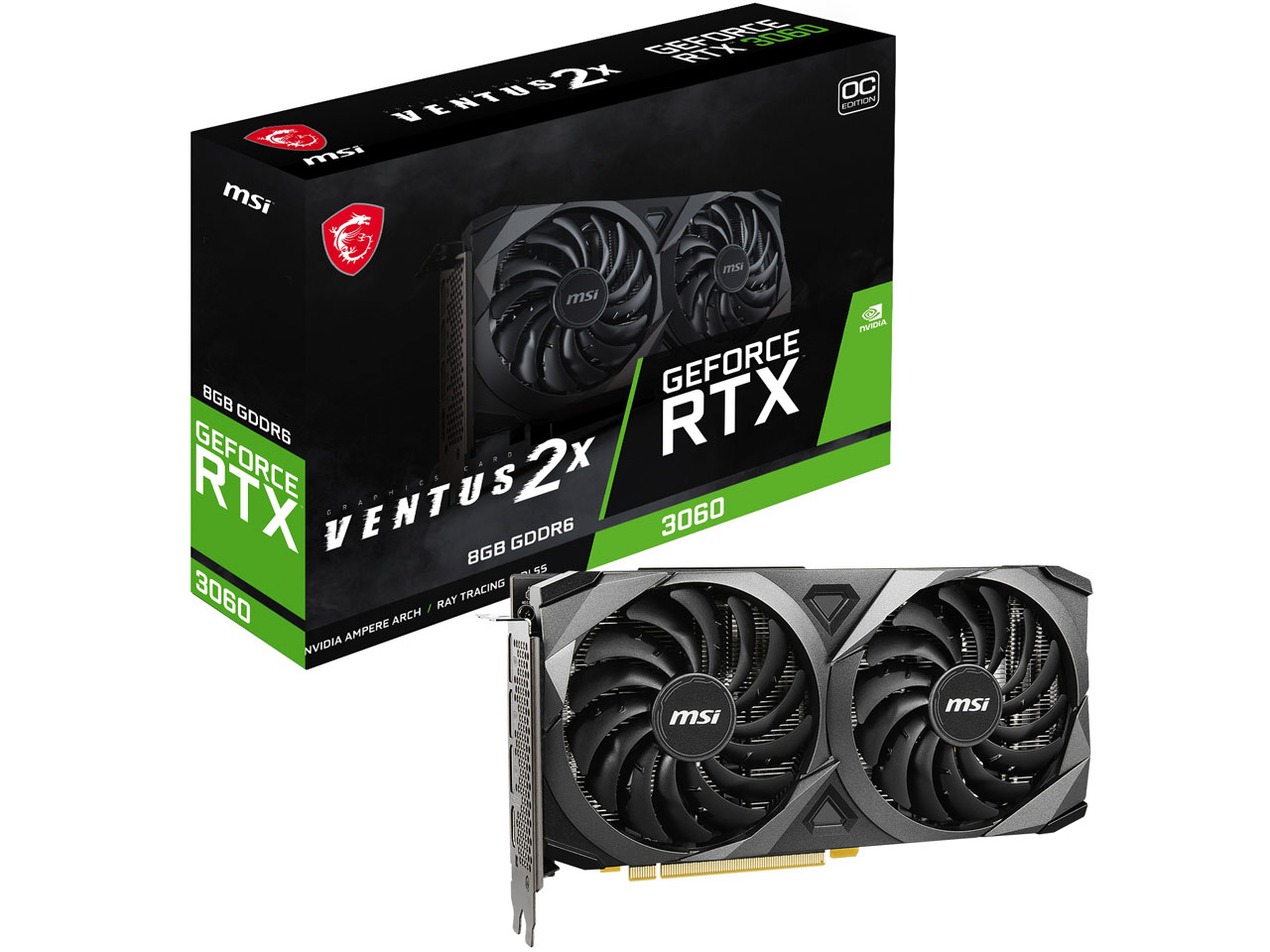 MSI GeForce RTX 3060 VENTUS 2X 8G OC [PCIExp 8GB] 価格比較 - 価格.com