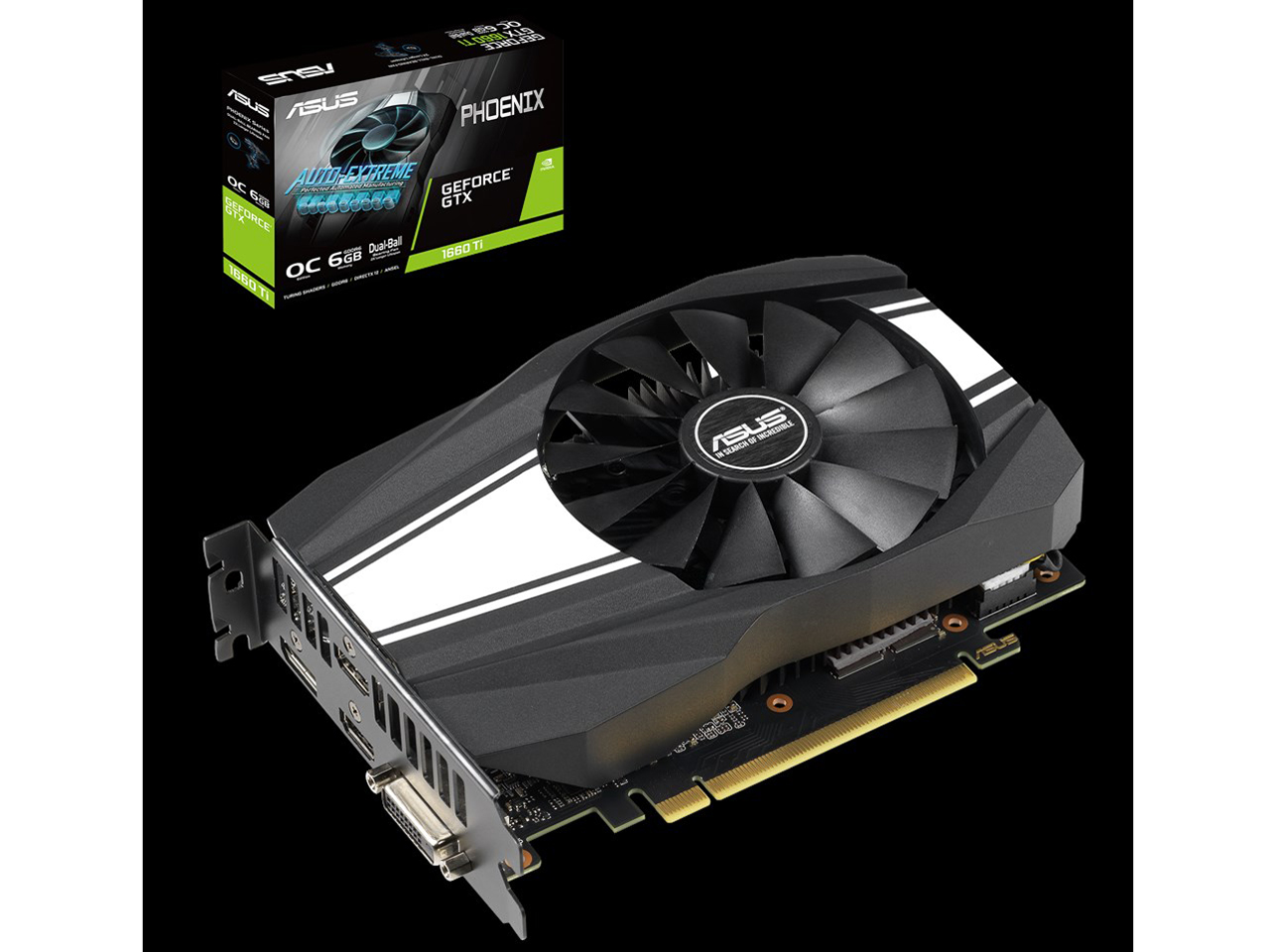 チップ種類(NVIDIA):GeForce GTX 1660 Tiのグラフィックボード・ビデオ