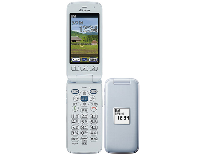 富士通 らくらくホン F-01M [ネイビー] 価格比較 - 価格.com