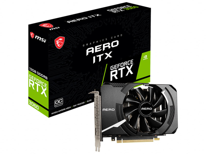 MSI GeForce RTX 3060 AERO ITX 12G OC [PCIExp 12GB] 価格比較 - 価格.com