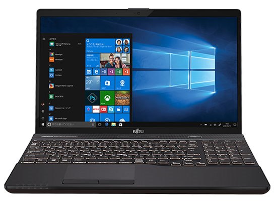 FMV LIFEBOOK AH53/C2 FMVA53C2B [ブライトブラック]の製品画像 - 価格.com