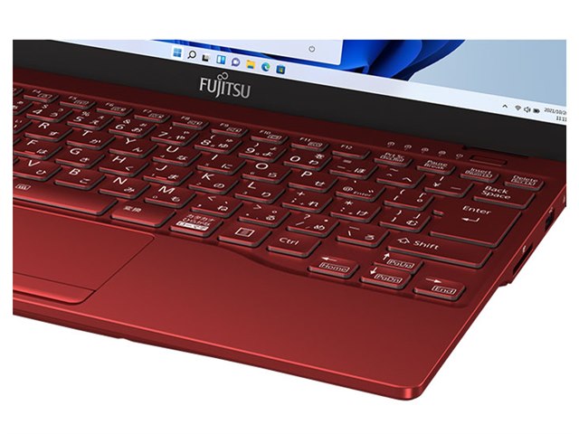 FMV LIFEBOOK UH90/F3 FMVU90F3R [ガーネットレッド]の製品画像 - 価格.com