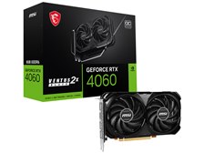 GeForce RTX 4060 VENTUS 2X BLACK 8G OC [PCIExp 8GB]の製品画像