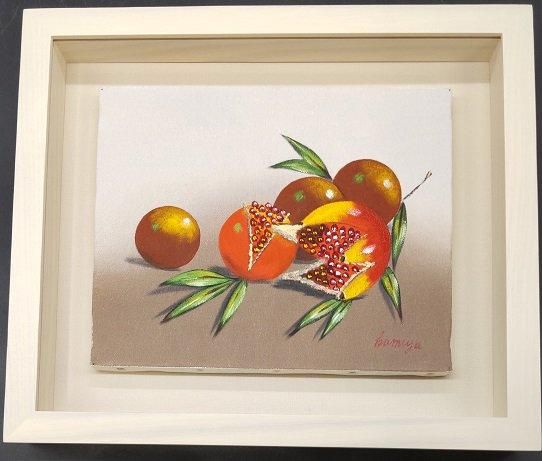 角箱 乳白 F12号 606×500mm 油彩額縁 アクリル板仕様 【大型商品※送料