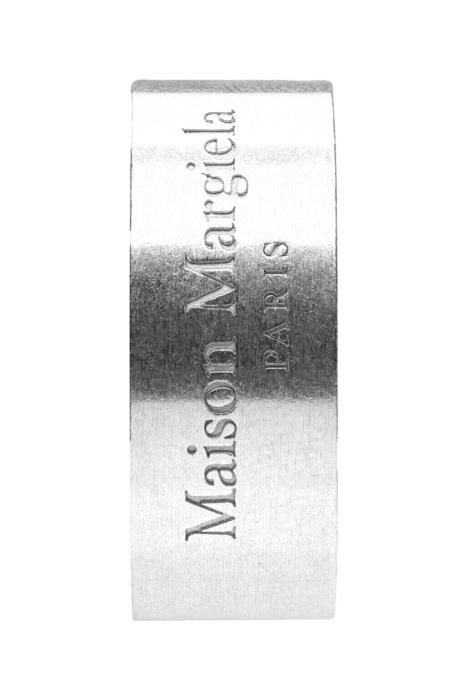 正規取扱店】Maison Margiela ロゴリング 8mm SILVER メゾン