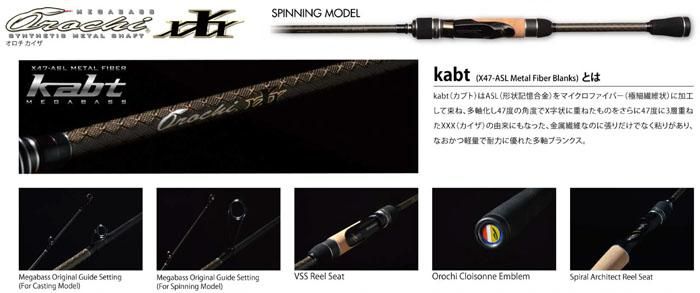 メガバス (Megabass)OROCHI XXX (オロチ カイザ)F1-66KS SLEND Type-F