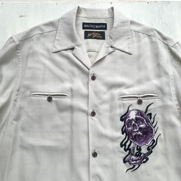 56 TATTOO STUDIO / 50'S OPEN COLLAR SHIRT-WACKO MARIA(ワコマリア
