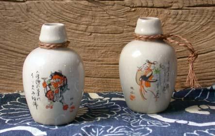 大津絵ミニ徳利セット（ペア） - 大津絵の店 Online Shop