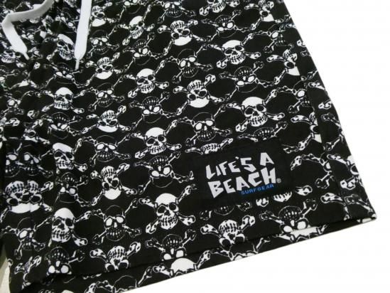 LIFE'S A BEACH ライフズアビーチ PUNK SKULL SHORTS パンクスカル 総
