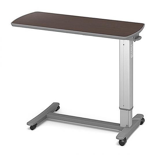 ベッドサイドテーブル（ガススプリング式・ウォールナット