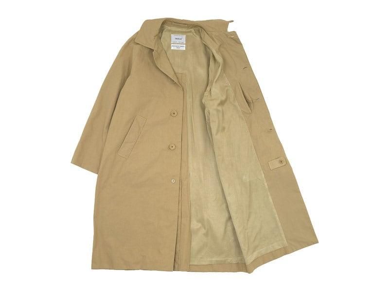 YAECA ステンカラーコート スタンダード KHAKI 〔レディース〕【60502