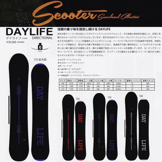15-16 SCOOTER（スクーター） / DAYLIFE - スノーボードショップ