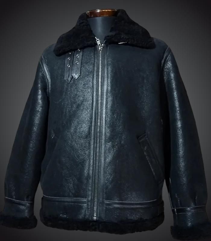B3 フライトジャケット ムートン ウール 革ジャン | シンプルなオール