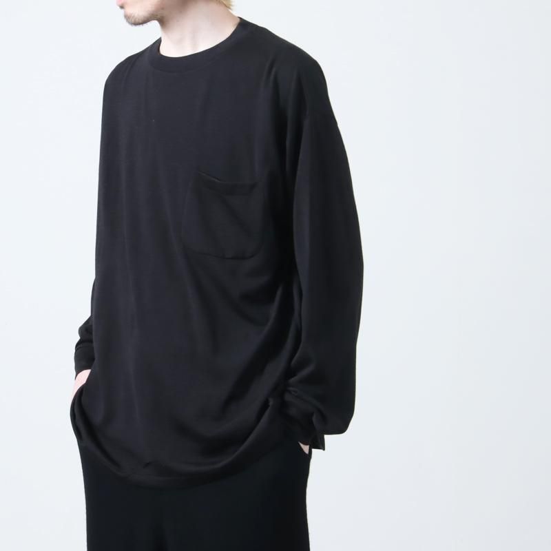 COMOLI (コモリ) サマーウール 長袖Tシャツ