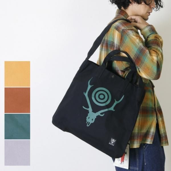 South2 West8 (サウスツーウエストエイト) Grocery Bag - Skull