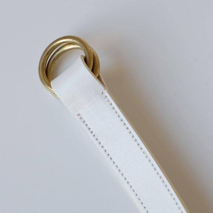 DOUBLE RING BUCKLE BELT【全2色】 - Licavou shopping