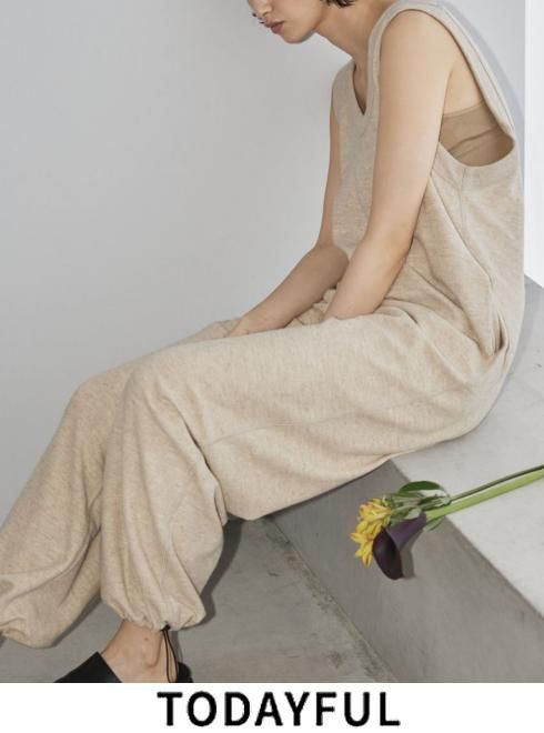 TODAYFUL (トゥデイフル）'Cottonlinen Rough Combinaison'' 24春夏