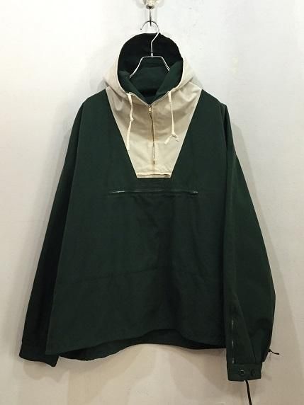 90sJ.CREW コットンアノラック 2トーン 極上 XL - 大きいサイズ専門の