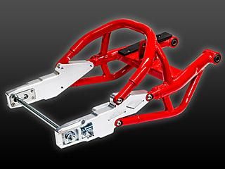 MSX125/GROM用アルミスイングアーム X-SPEED社製 - カスタムバイク