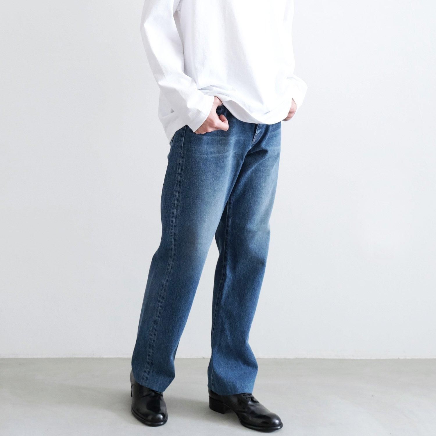 STRAIGHT JEAN TROUSERS [VINTAGE BLUE] - WUNDER 大阪 セレクト