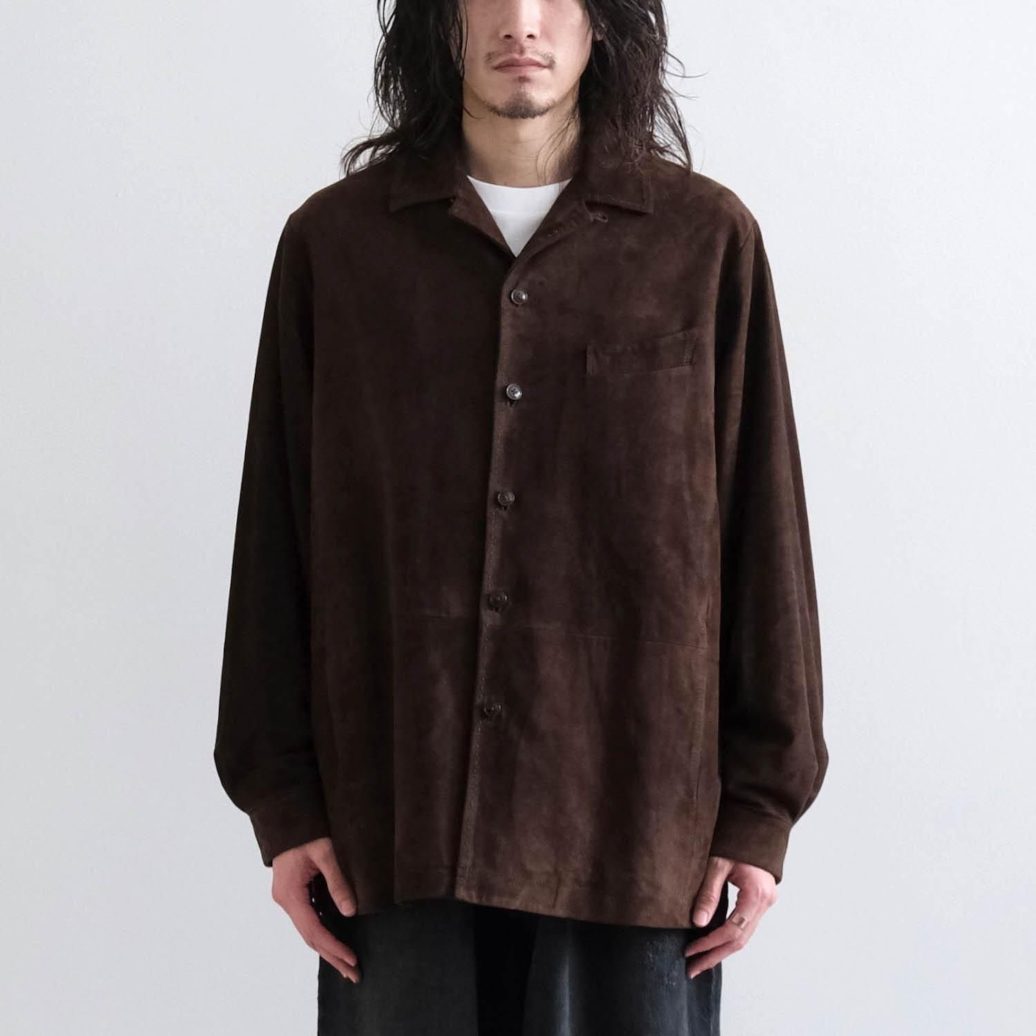 SUEDE SHIRTS JACKET [BROWN] - WUNDER 大阪 セレクトショップ 大阪