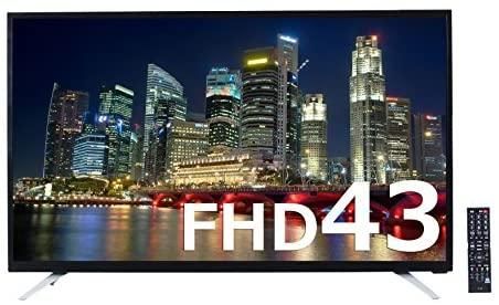 SCM43-BW1｜SANSUI 43V型 液晶 テレビ SCM43-BW1 フルハイビジョン 外