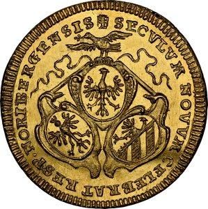 ドイツ ニュルンベルク 1700年 ラムダカット 1ダカット 金貨 NGC MS62