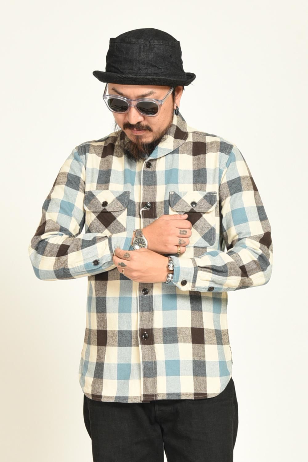 WESTRIDE(ウエストライド) ネルシャツ JACK SHIRTS MB1628 | ハーレム