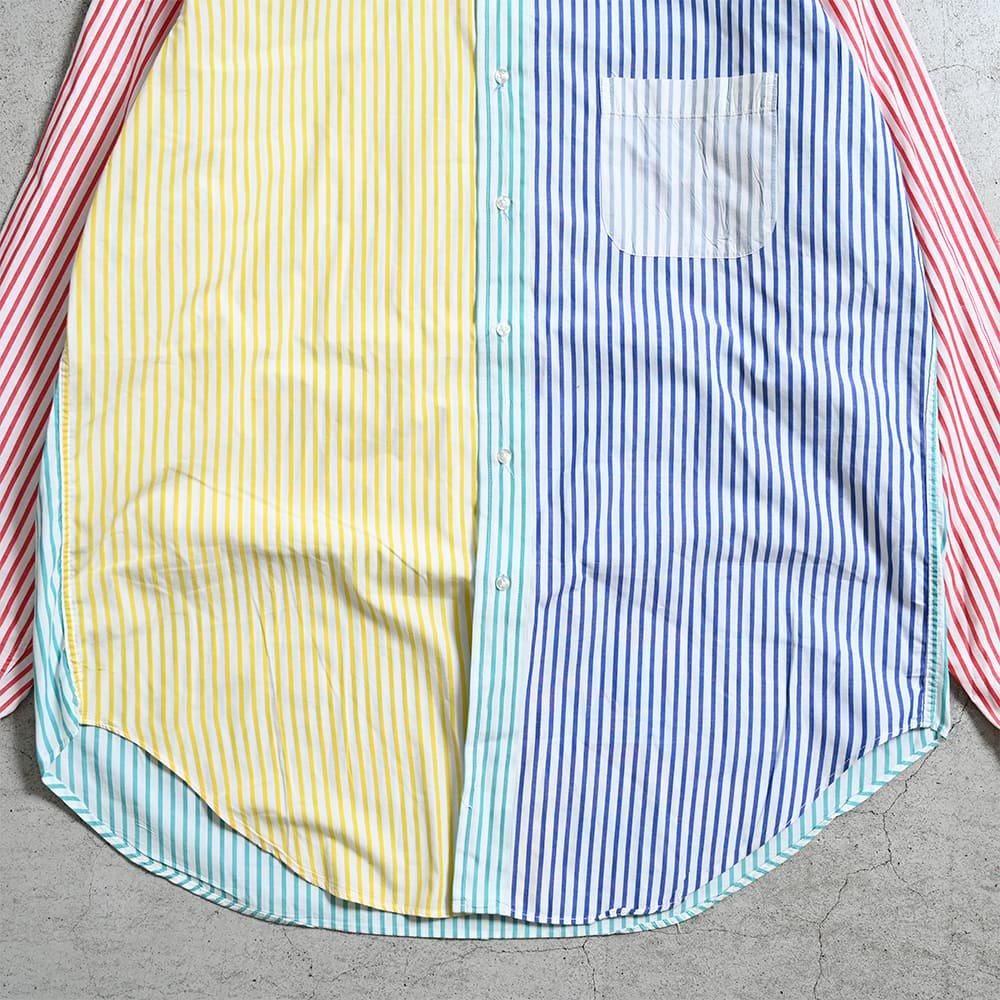BROOKS BROTHERS CRAZY STRIPE L/S BD SHIRT（VERY GOOD CONDITION/SZ