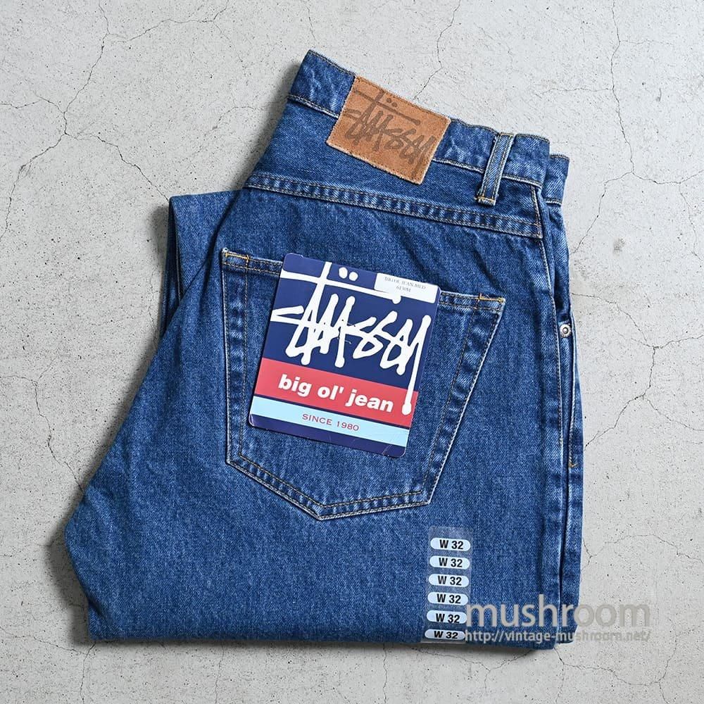 OLD STUSSY BIG OL' JEANS（1990'S/DEADSTOCK/W32） - 古着屋