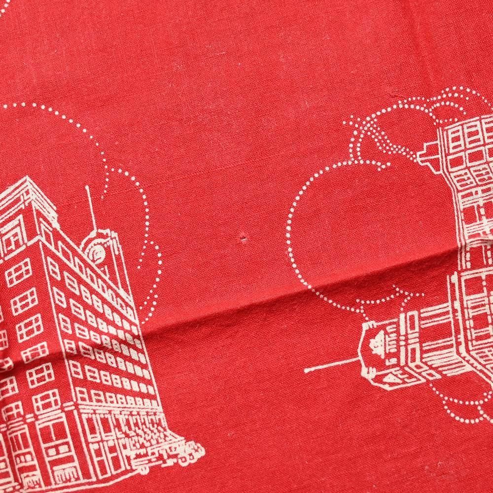 Lee ADVERTISING BANDANA（Around 1930'S/VERY GOOD CONDITION/RED