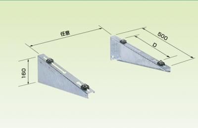 K-KTZ7G 壁面置台プラケットタイプ（溶融亜鉛メッキ仕上げ） - 空調の