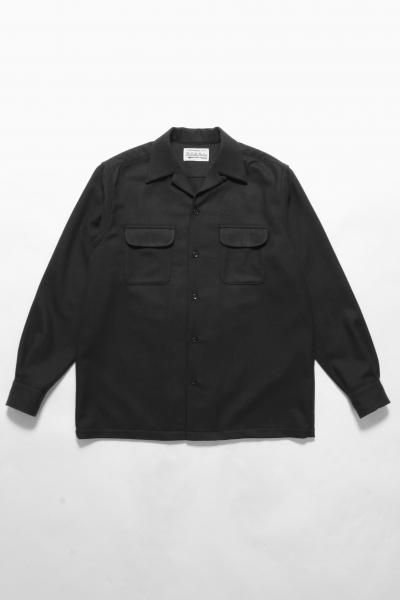 WACKO MARIA (ワコマリア) WOOL OPEN COLLAR SHIRT(ウールオープン