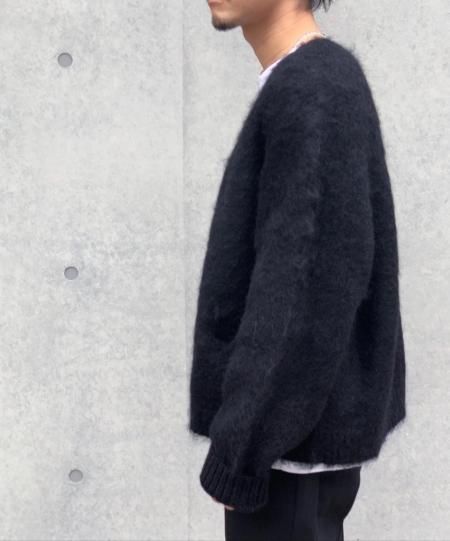 DELUXE (デラックス) SWEETJANE(モヘアカーディガン) BLACK